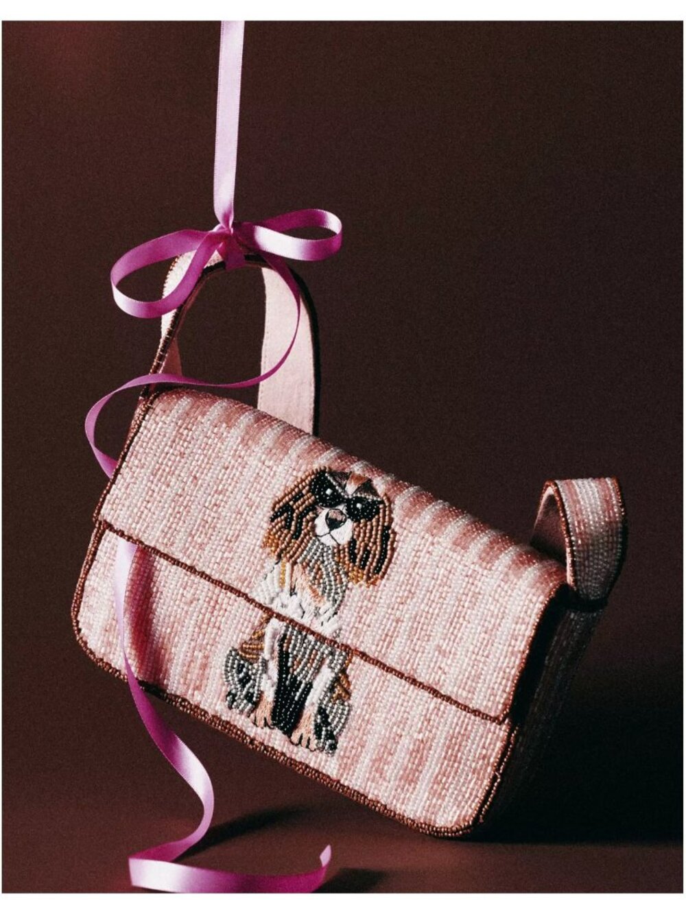 The Fiona Beaded Bag: Animal Edition Cocker Spaniel - Picture 4 of 4